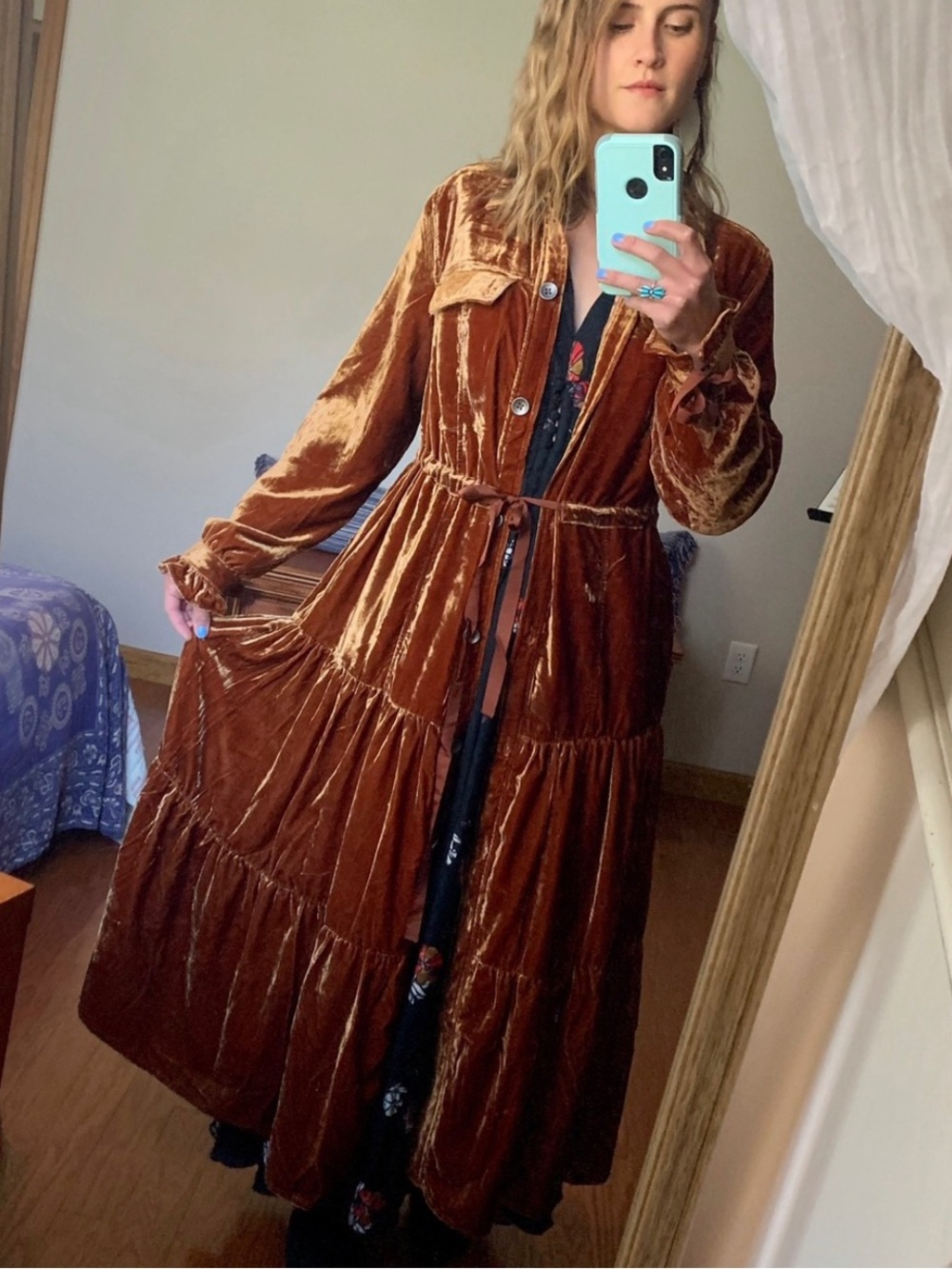 Free People “Bella Donna Duster”, XS